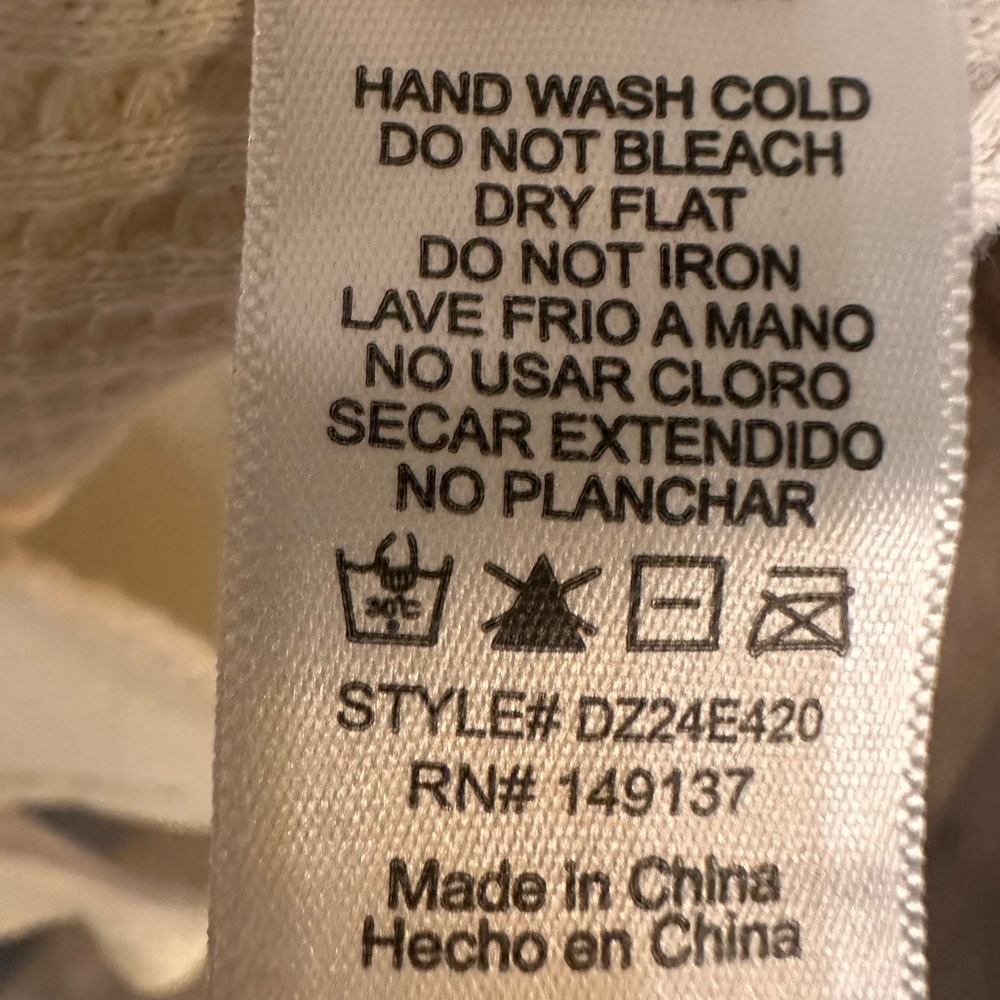 Double Zero Cream Button Down Shirt - image 3